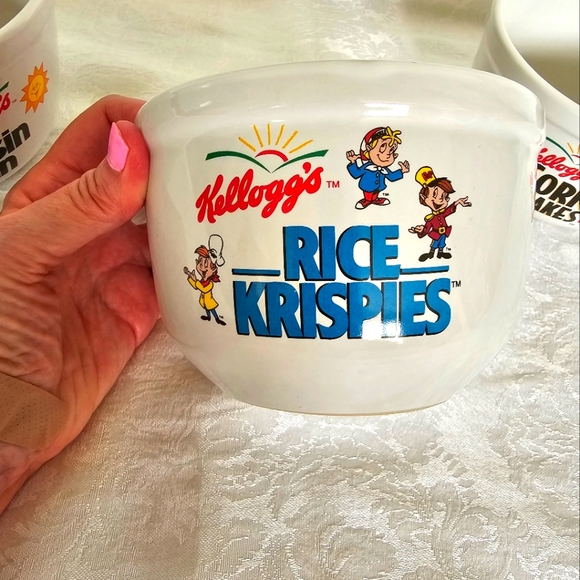 Kellogg's Dining Vintage Set Of 3 Collectible Kelloggs Cereal Bowls Poshmark
